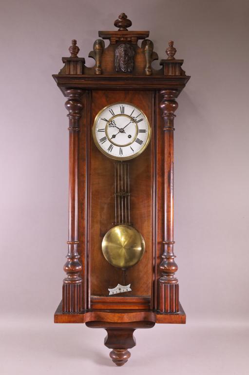 VICTORIAN VIENNA REGULATOR WALL CLOCK (1 of 3)