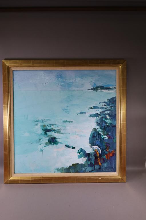 NICOLA SIMBARI SEASCAPE PAINTING (1 of 4)
