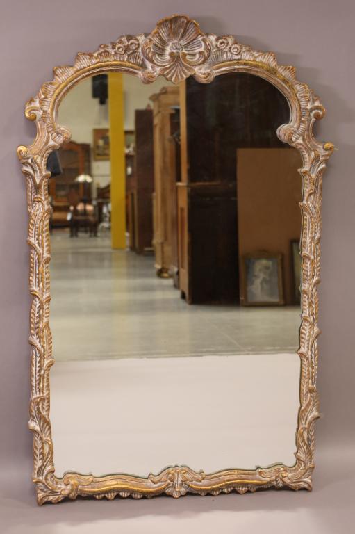 LARGE FRENCH STYLE WALL MIRROR (1 of 4)