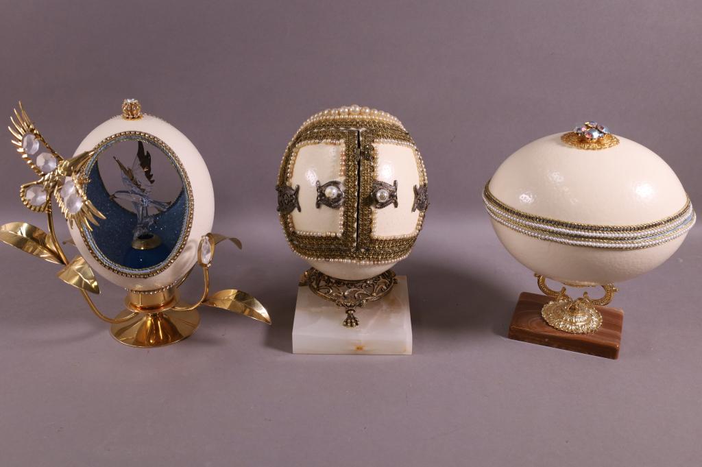 3 OSTRICH EGGS (1 of 3)
