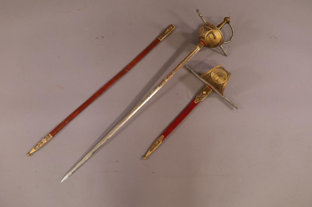 2 DECORATIVE SPANISH SWORDS (1 of 6)