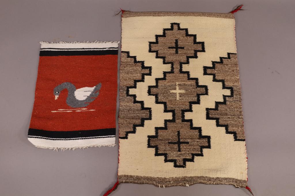2 SMALL NATIVE AMERICAN RUGS (1 of 4)