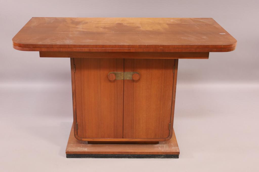 ART DECO FLIP TOP GAME TABLE (1 of 8)