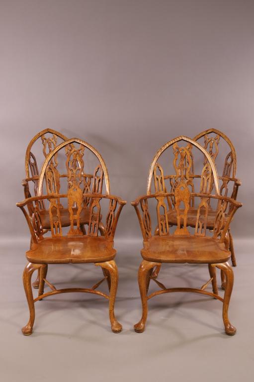 SET OF 4 BAKER ARMCHAIRS (1 of 4)