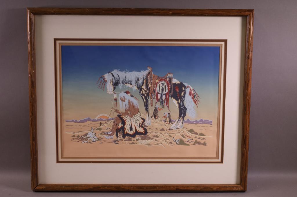 WOODY CRUMBO FRAMED SERIGRAPH (1 of 4)