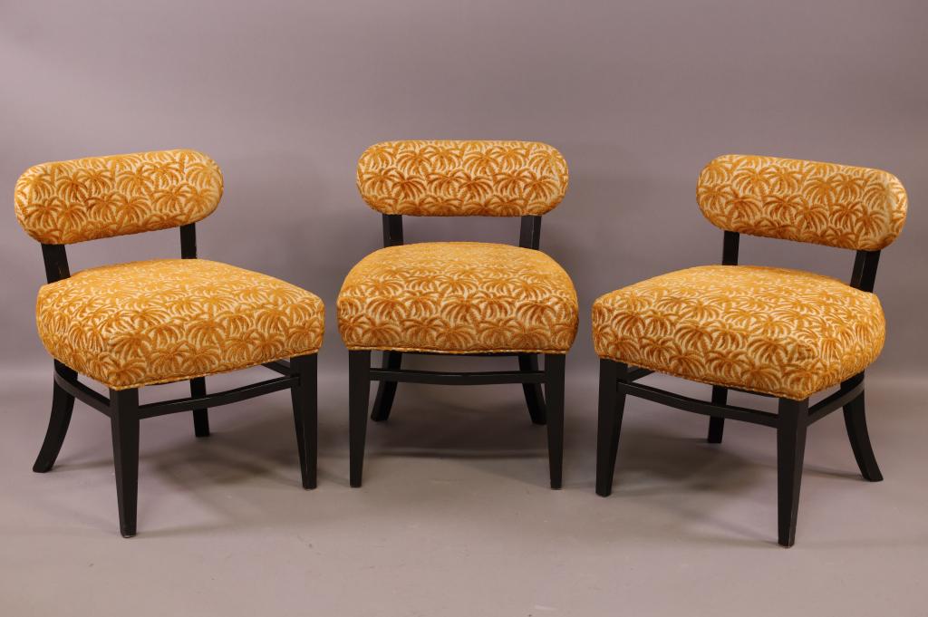 3 MODERN LOW CHAIRS (1 of 3)