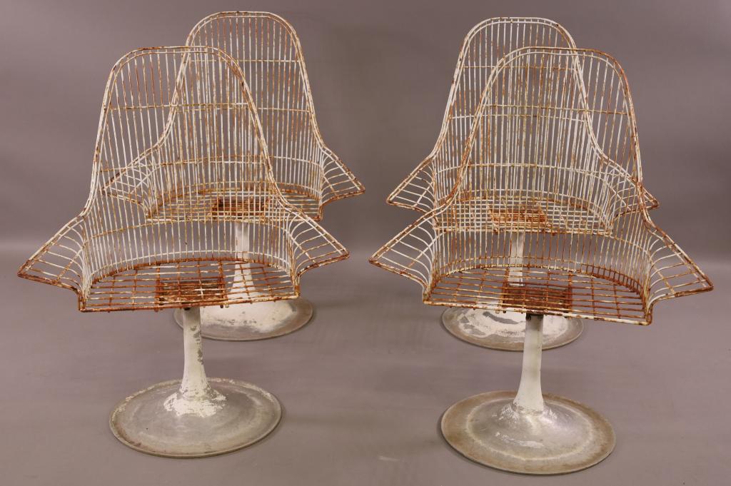 4 THINLINE PATIO CHAIRS (1 of 5)