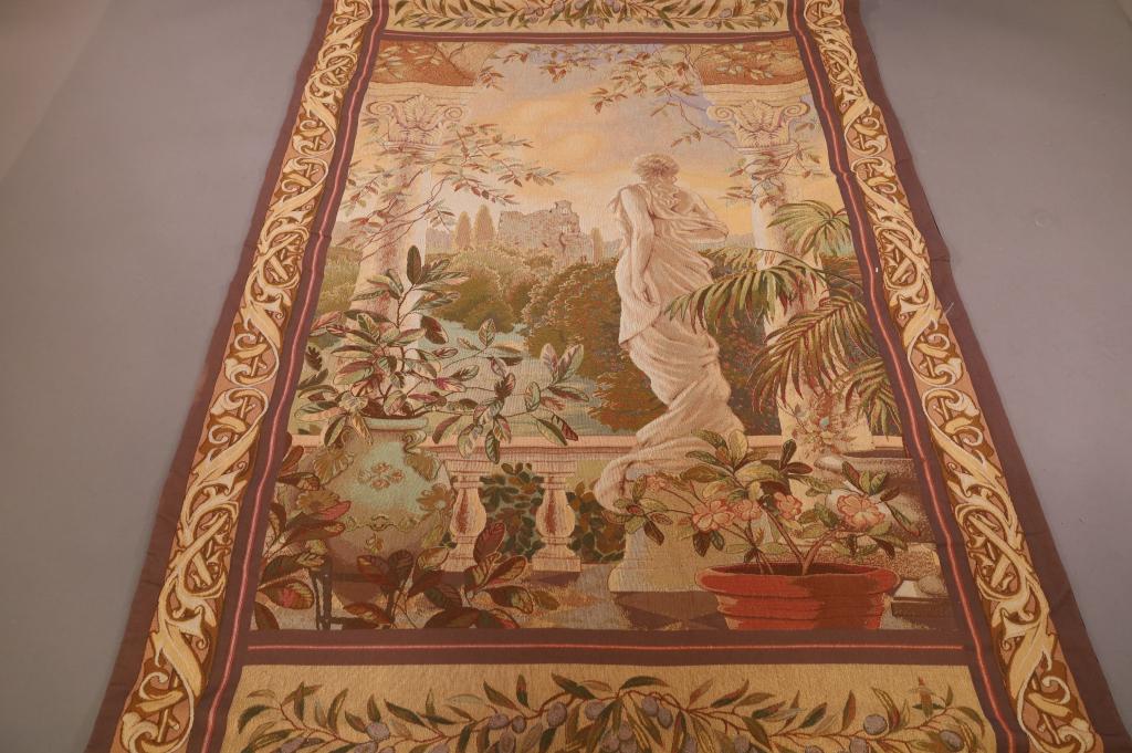 LARGE CONTEMPORARY GRECIAN SCENE TAPESTRY (1 of 3)