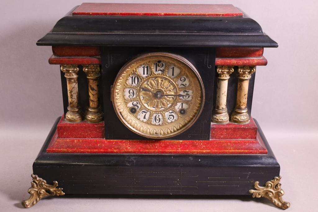 1900'S SETH THOMAS MANTLE CLOCK (1 of 5)