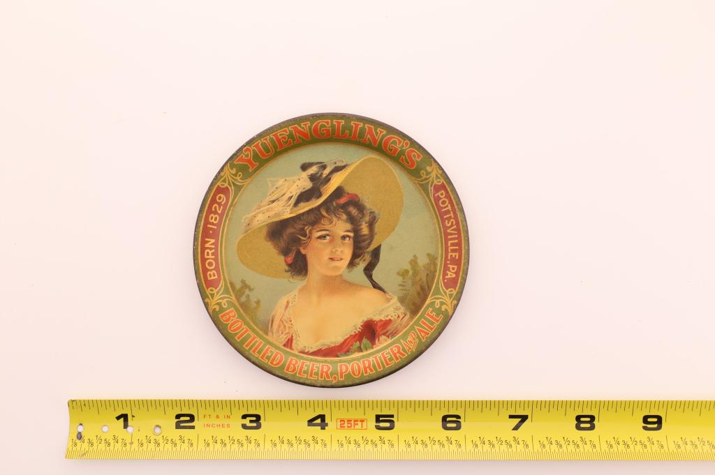 YUENGLING'S BEER, PORTER, & ALE TIN TIP TRAY (1 of 2)