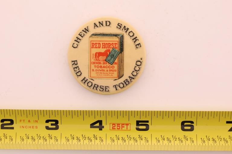 NAP  LAJOIE CHEWS RED DEVIL 　ヴィンテージ看板 NAP LAJOIE CHEWS RED DEVIL EMBOSSED SIGN QUEEN CITY TOBACCO
