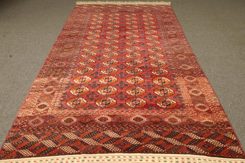 APPROX 11' 7" x 6' 11" HANDMADE BOKARA RUG (1 of 4)