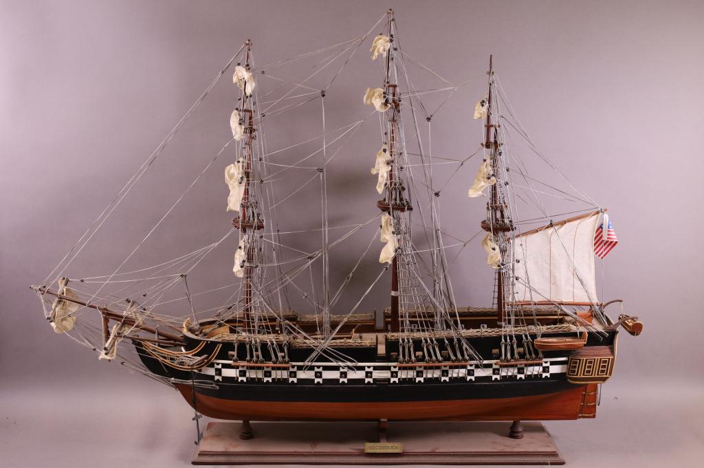 LARGE BATTLESHIP MODEL (1 of 4)