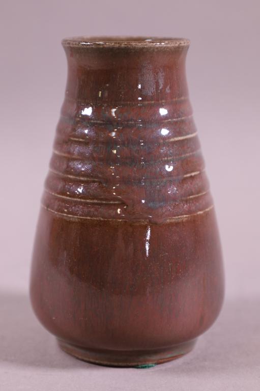 AUGUSTE DELAHERCHE POTTERY VASE (1 of 3)