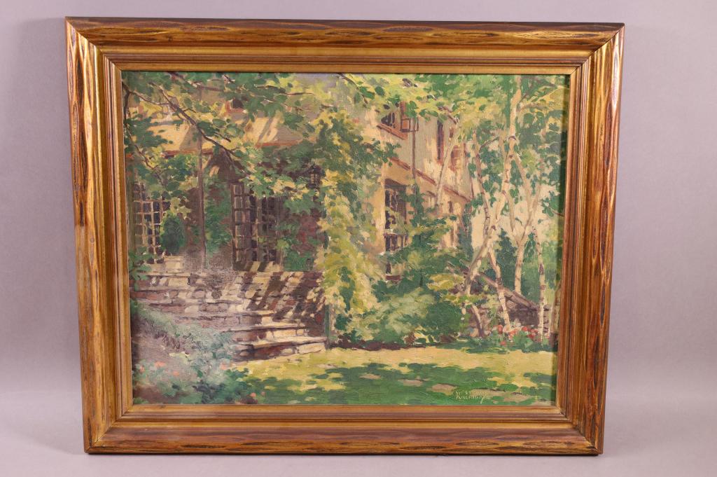 COTTAGE LANDSCAPE PAINTING (1 of 4)