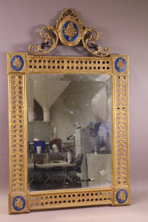 1920'S SPANISH STYLE IRON WALL MIRROR (1 of 3)