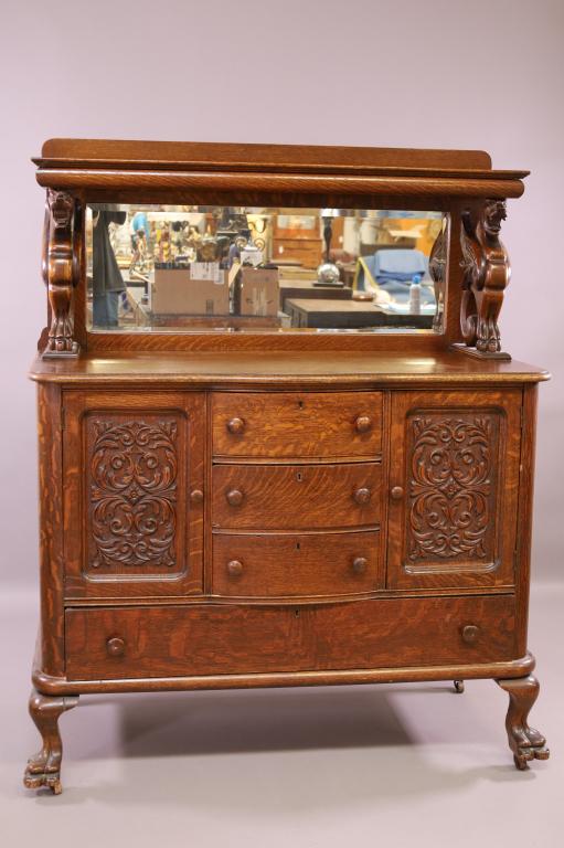 American on sale oak buffet
