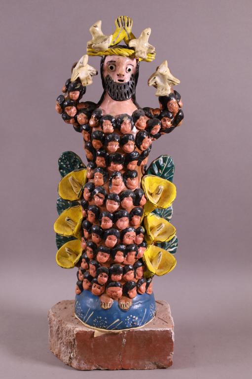 MEXICAN OCUMICHU POTTERY STATUE (1 of 3)