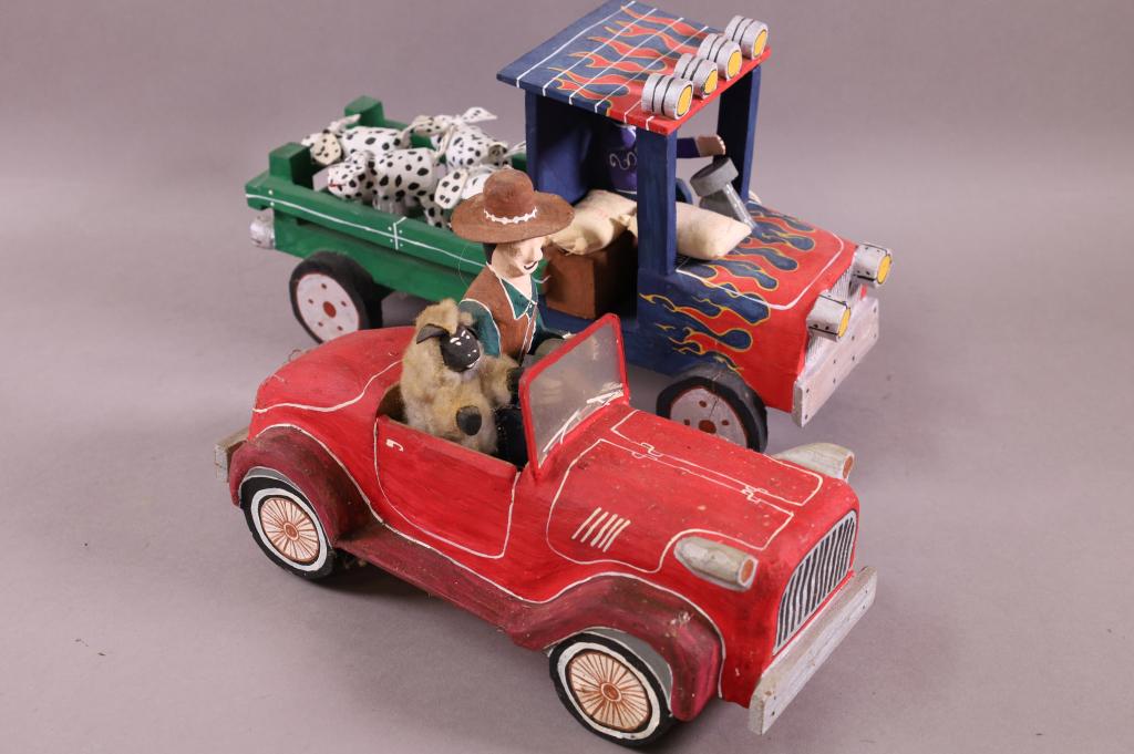 2 DELBERT BUCK FOLK ART CARVINGS (1 of 5)