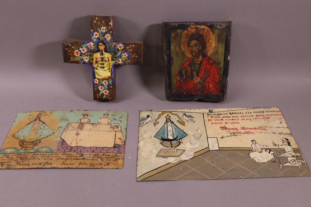4 MEXICAN RELIGIOUS ITEMS (1 of 6)