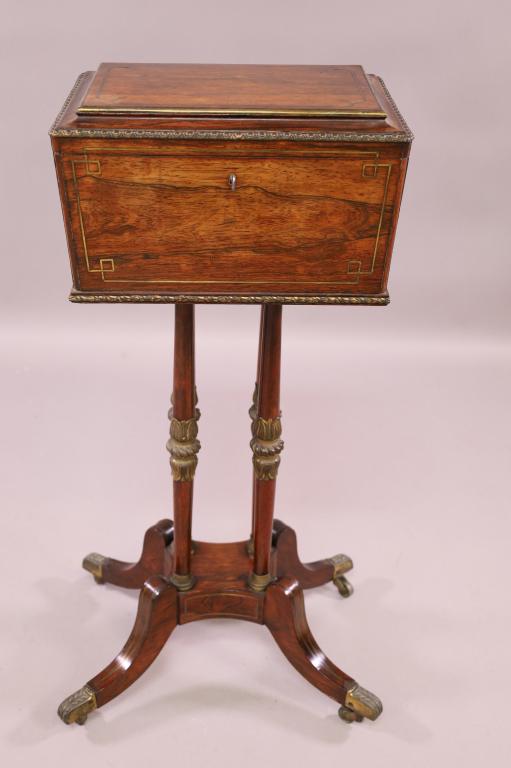 VICTORIAN TEA CADDY STAND (1 of 4)