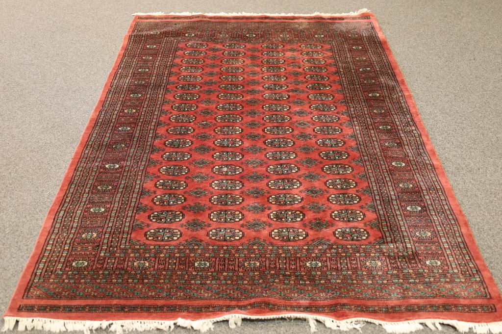 APPROX 8' x 5' HANDMADE BOKARA RUG (1 of 4)