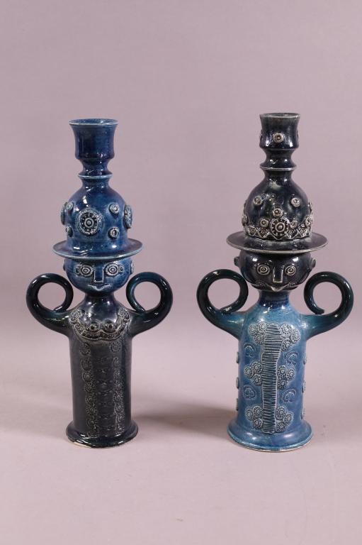 PAIR OF ROSENTHAL CANDLEHOLDERS (1 of 3)