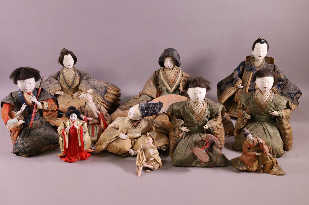 11 ANTIQUE JAPANESE DOLLS (1 of 7)