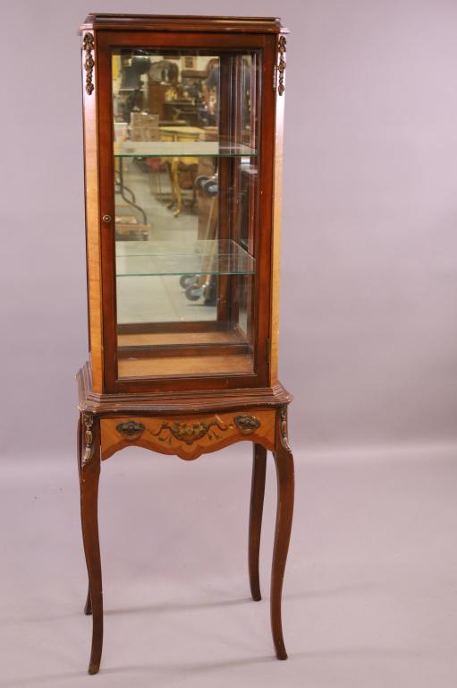 1930'S FRENCH SINGLE DOOR CURIO (1 of 5)