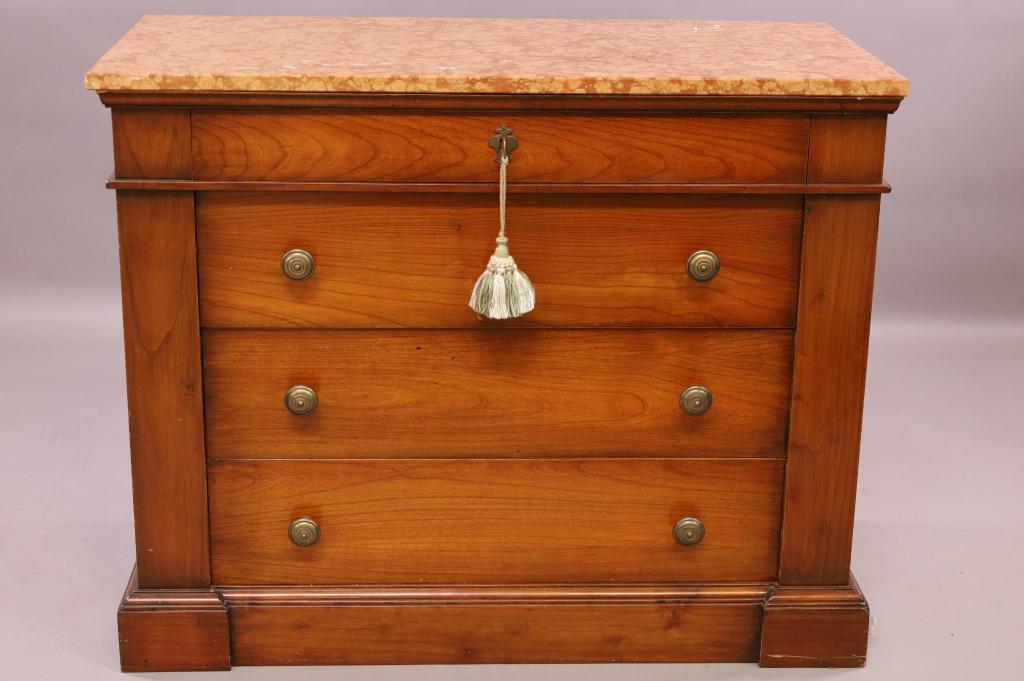 ITALIAN STYLE MARBLE TOP SERVER (1 of 4)