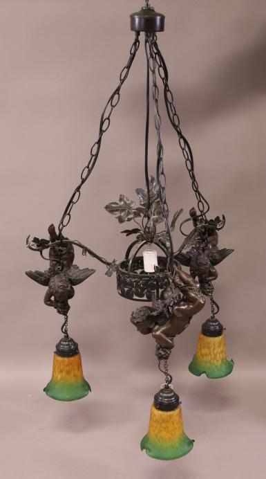 CONTEMPORARY HANGING CHERUB LIGHT (1 of 3)