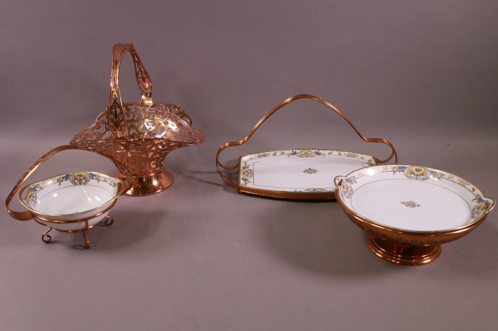 4 METAL & NIPPON TABLE ITEMS (1 of 5)