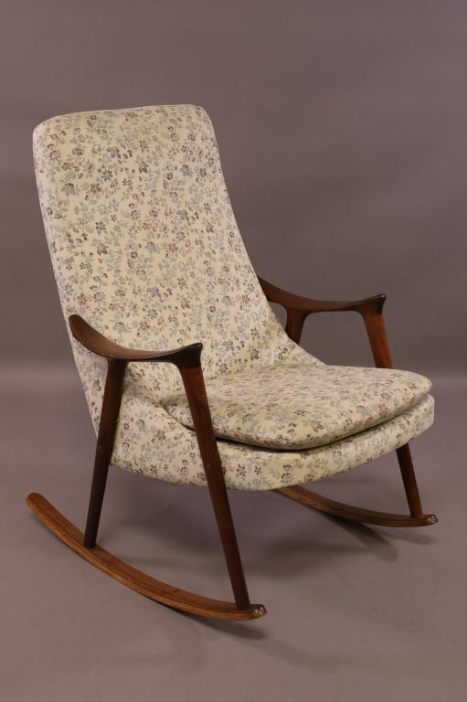 DANISH MODERN TEAK ROCKING CHAIR (1 of 4)