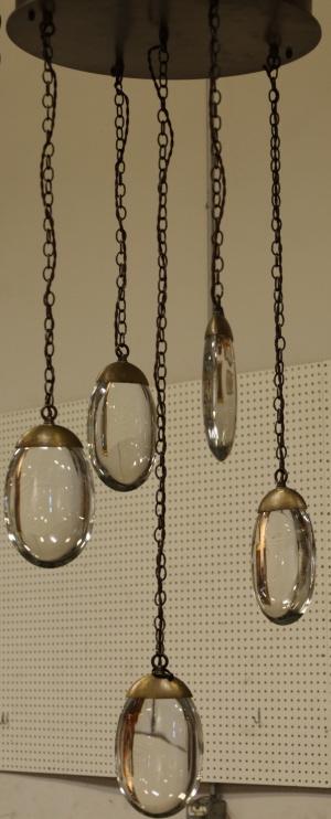 OCHRE CELESTIAL PEBBLE PENDANT LIGHT (1 of 3)