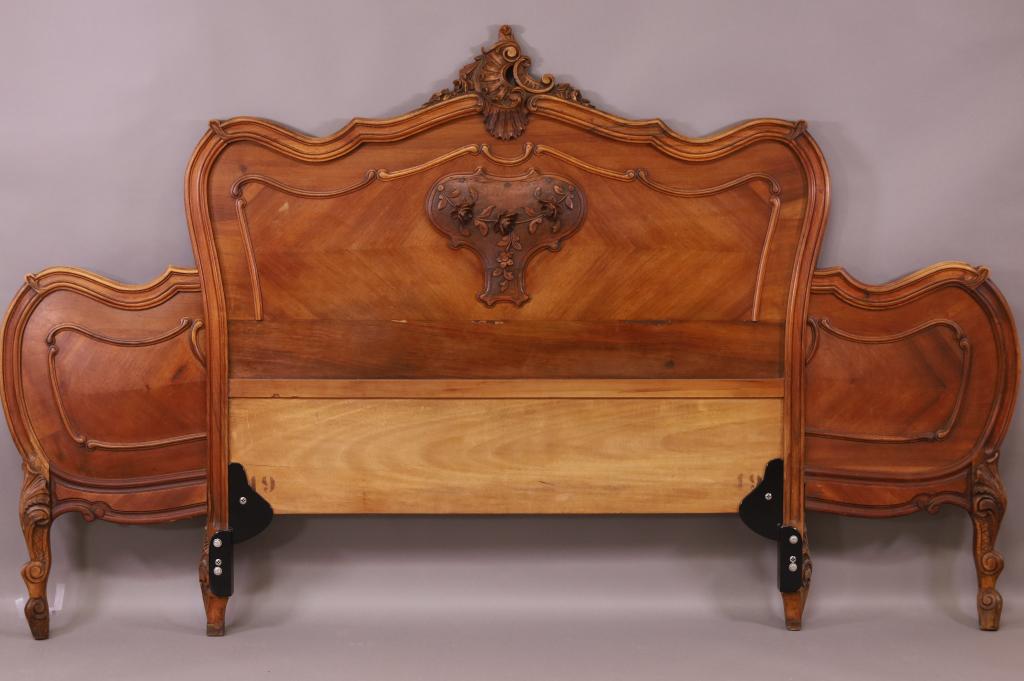 CUSTOM MADE ANTIQUE FRENCH HEADBOARD (1 of 4)