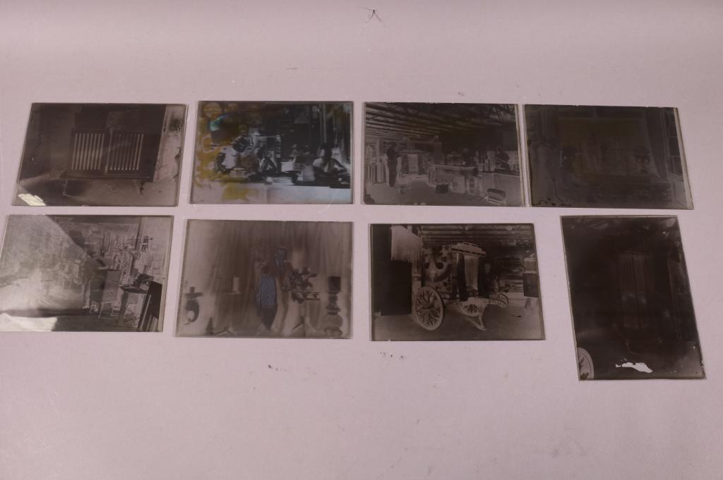 8 GLASS NEGATIVES OF CARTER THE GREAT THE MAGICIAN (1 of 9)