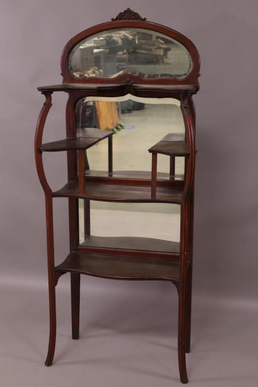 1900'S MAHOGANY ETAGERE SHELF (1 of 4)