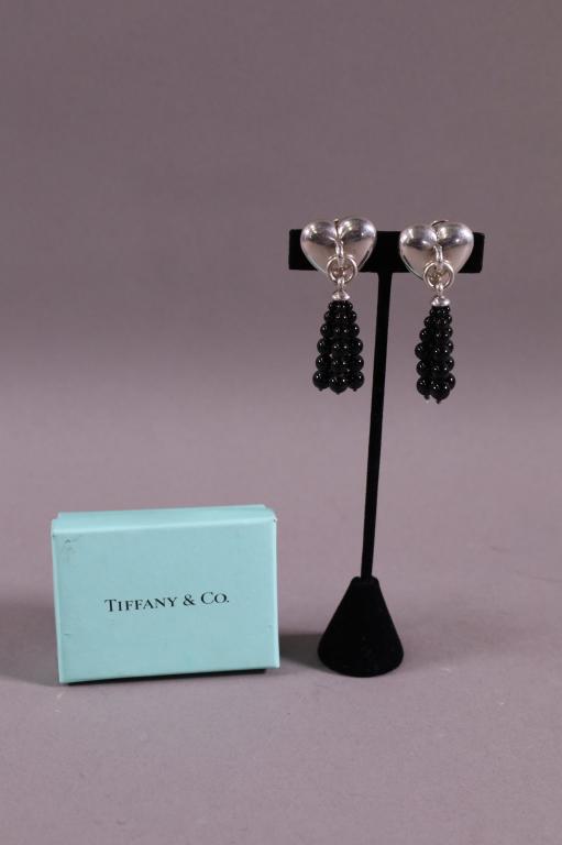 PAIR OF TIFFANY STERLING EARRINGS (1 of 3)