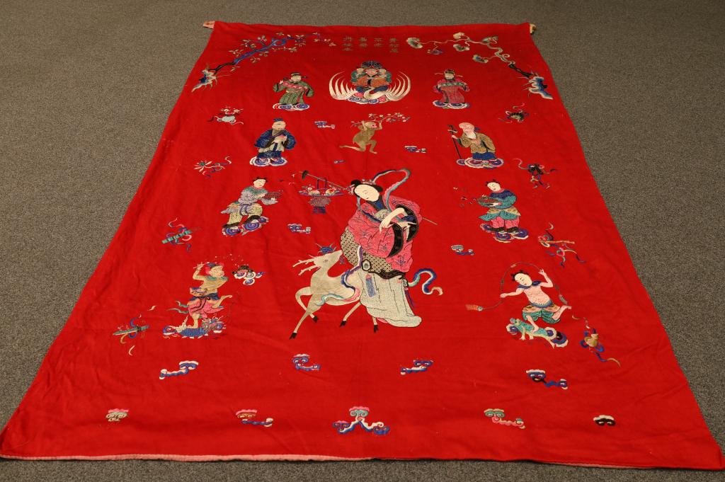 LARGE ASIAN WALL HANGING (1 of 6)