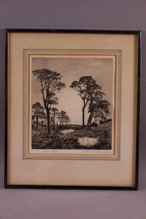 A. WATSON TURNBULL LANDSCAPE ENGRAVING (1 of 4)
