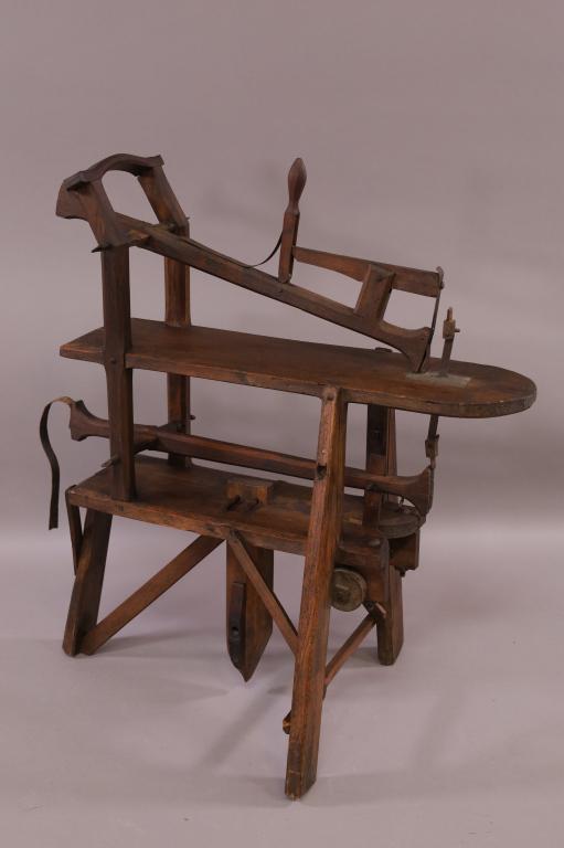 PRIMITIVE JIG SAW: PRIMITIVE JIG SAW, 30" L x 35" H. THIS ITEM EXCEEDS SIZE LIMITATIONS FOR IN HOUSE SHIPPING.