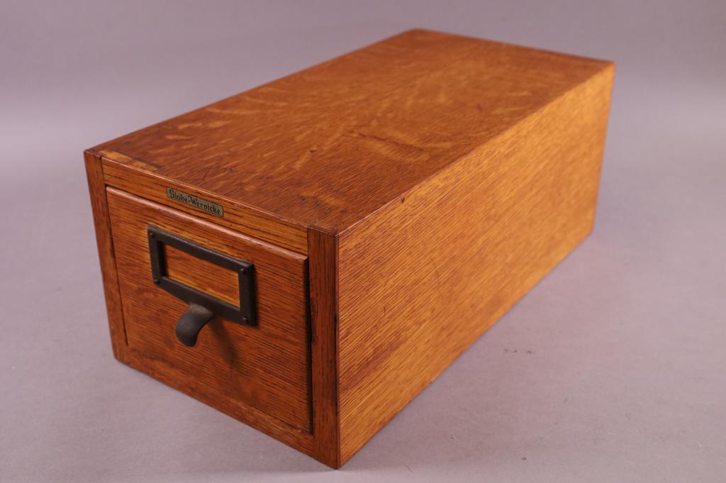 GLOBE WERNICKE OAK FILE DRAWER (1 of 4)