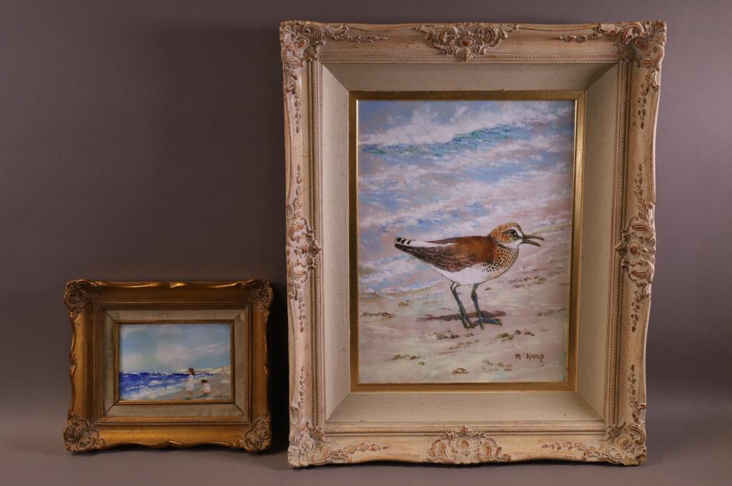 2 MAX KARP ENAMEL ON COPPER PAINTINGS (1 of 5)