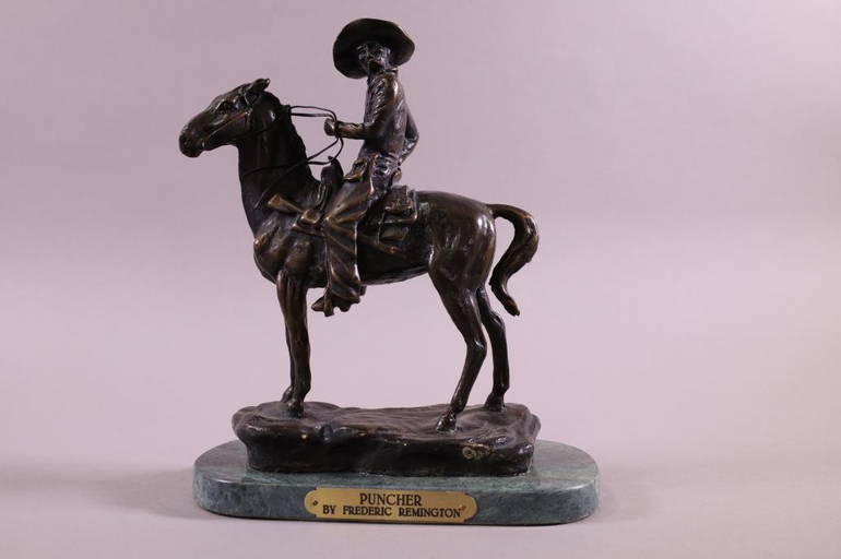 FREDERIC REMINGTON RECAST BRONZE May 21, 2022 Redlands Antique