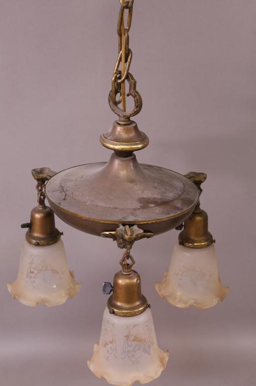 1920'S HANGING LIGHT (1 of 3)