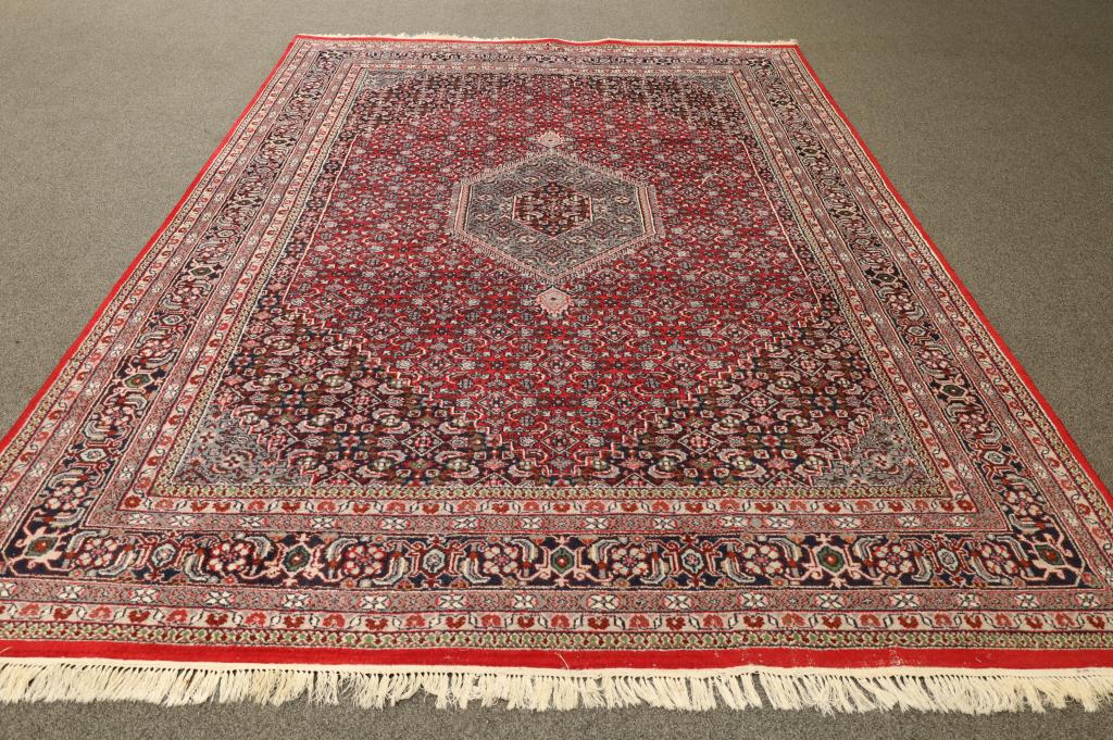 APPROX 11' 7" x 8' 1" HANDMADE WOOL RUG (1 of 5)