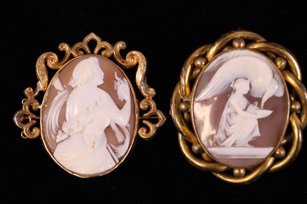 2 VICTORIAN CAMEOS (1 of 3)