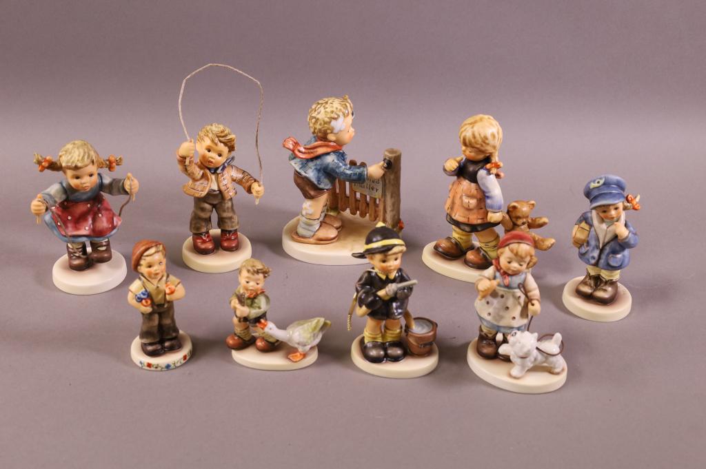 9 SPECIAL EDITION OR ISSUE HUMMEL FIGURES (1 of 3)