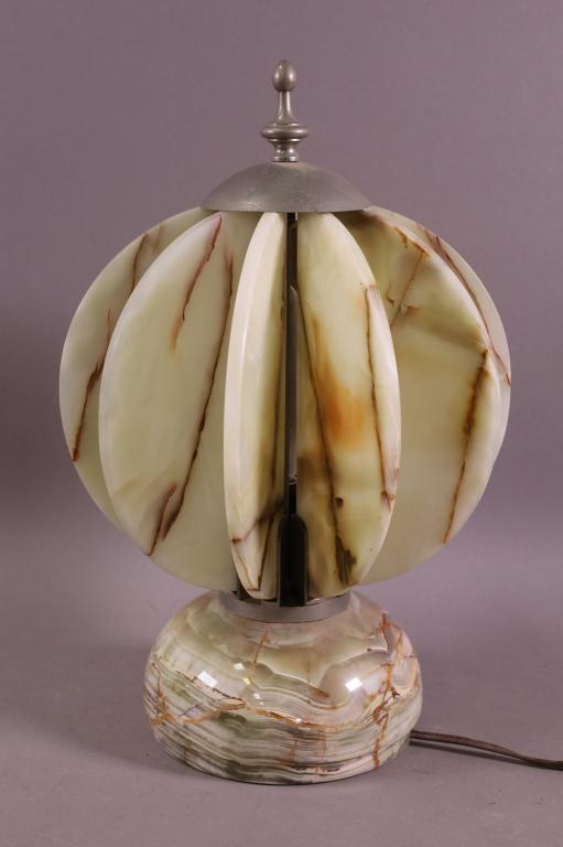 ART DECO FAN STYLE LAMP (1 of 2)