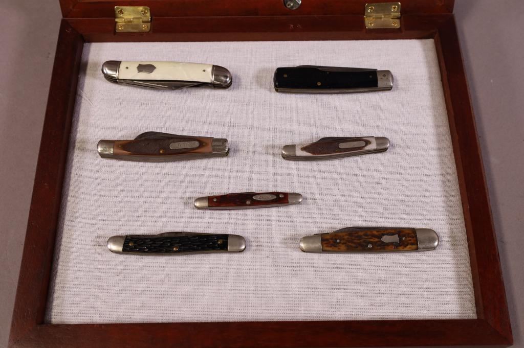 7 VINTAGE POCKET KNIVES (1 of 3)